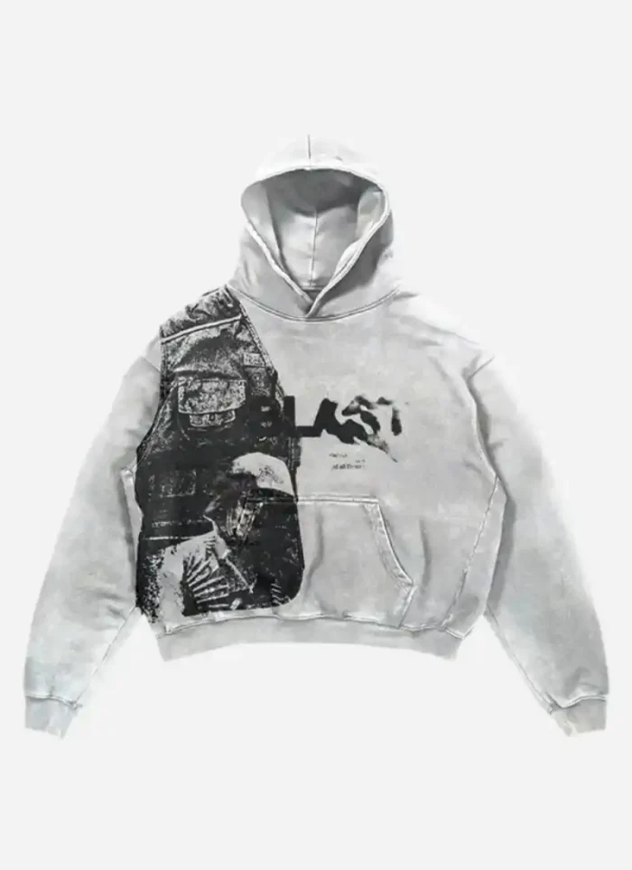 The Blast Pullover White Hoodie