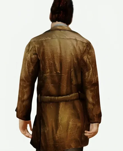 The Protector Harry Mason Silent Hill Video Game Brown Leather Jacket