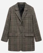 The Santa Class Kate Plaid Blazer