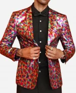 Tim Malcolm 90 Day Hunt For Love Season 01 Multicolor Blazer