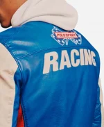 UNISEX Polo x Řalph Ļauren Sport  Café Racer Leather Jacket