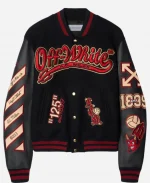 Unisex AC Milan X Off White Black vintage Jacket