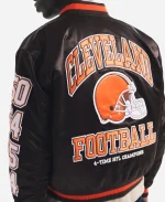 Unisex Abercrombie Cleveland Brown Bomber Jacket