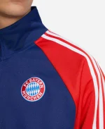 Unisex Adidas LFSTLR Training Navy Blue Track Jacket - Front