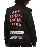Unisex Anti Social Social Club X UNDFTD X F1 Black Denim Jacket 