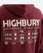 Unisex Arsenal Classics East Stand Burgundy Pullover Hoodie