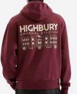 Unisex Arsenal Classics East Stand Burgundy Pullover Hoodie - For Sale