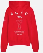 Unisex Arsenal UEFA Women's Champions League Winners Red Hoodie