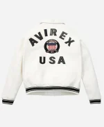 Unisex Avirex Icon White Full Zip Jacket