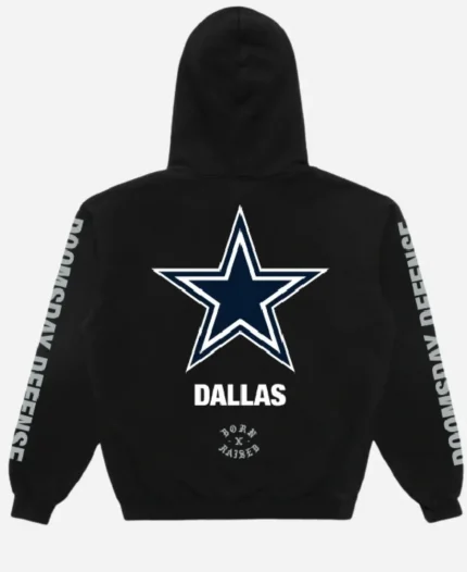 Unisex Born x Raised Dallas Cowboys Classic Black Pullover Hoodie