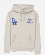 Unisex Born x Raised Dodgers LGD Rocker Grey Pullover Hoodie