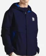 Unisex Chelsea F.C. 2025 Windbreaker Navy Blue Jacket