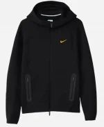 Unisex Drake x Nike NOCTA Tech Fleece Black Full-Zip Hoodie
