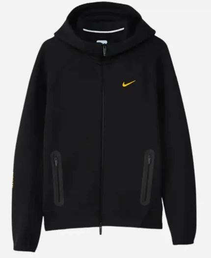 Unisex Drake x Nike NOCTA Tech Fleece Black Full-Zip Hoodie