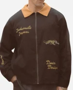 Unisex Duvin Design x Jacksonville Jaguars Work Brown Jacket