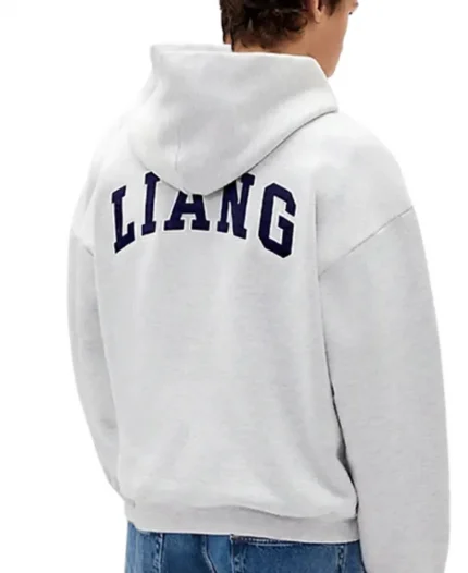 Unisex Gap × Sandy Liang Logo Grey Hoodie