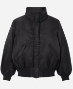 Unisex Lacoste x Chien 51 Black Bomber Jacket 