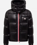 Unisex Moncler Montbeliard Hooded Short Down Black Jacket