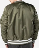 Unisex New Era Cap x Los Angeles Dodgers MLB x Alpha Industries Green Bomber Jacket