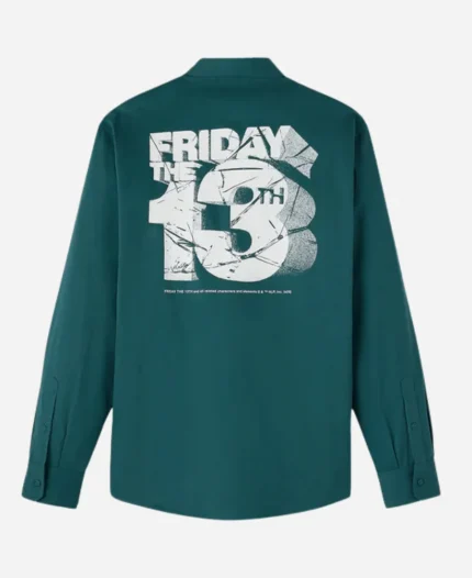 Unisex October's Very Own Friday The 13Th 3D Work Green Shirt