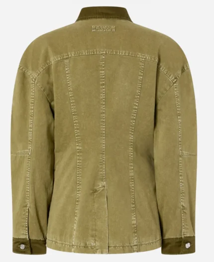 Unisex PINKO Cotton Green Bomber Jacket - For Sale