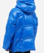 Unisex RARE Moncler x Adidas Chambery Down Quilted Puffer Jacket - Blue