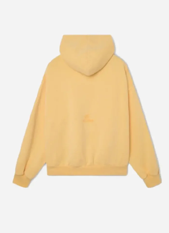 Unisex Raw Scuffers Yellow Pullover Hoodie