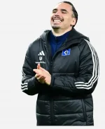 Unisex Rayan Philippe Bundesliga Black Long Puffer Jacket