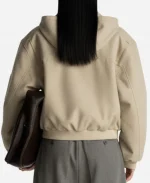 Unisex Shinzo Shige Khaki 15oz Canvas Clasp Bomber Jacket