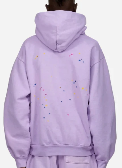 Unisex Spider Acai Purple Pullover Hoodie