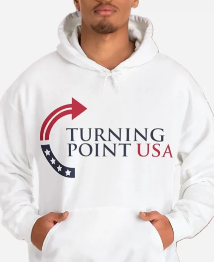 Unisex Turning Point USA White Hoodie