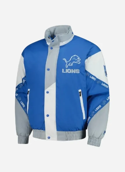 Unisex Vintage Costco Detroit Lions Blue Jacket