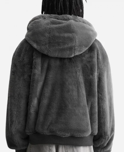 Unisex Zara Reversible Faux Leather Bomber Jacket