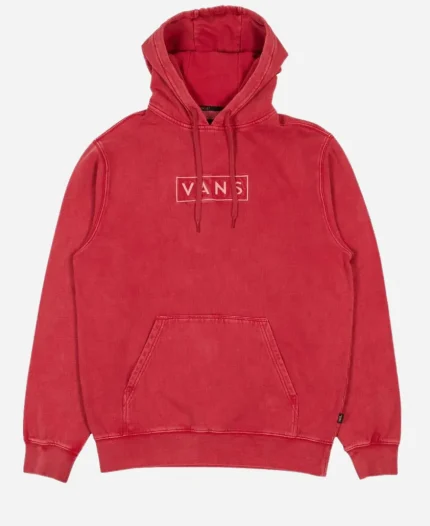 Vans Easy Box Red Pullover Hoodie