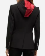 Veronica Beard x Atlanta Falcons Black Dickey Jacket