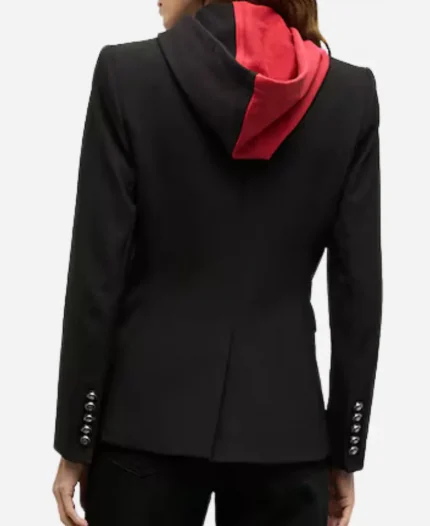 Veronica Beard x Atlanta Falcons Black Dickey Jacket