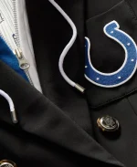 Veronica Beard x Indianapolis Colts Black Dickey Jacket