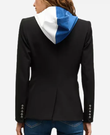 Veronica Beard x NFL Indianapolis Colts Black Dickey Jacket