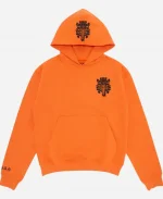 Vine Dagger Chrome Hearts Orange Pullover Hoodie