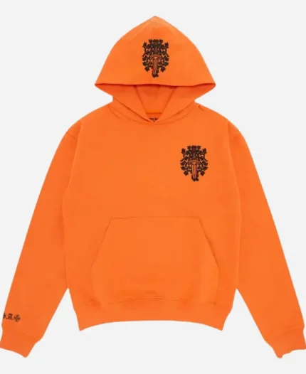 Vine Dagger Chrome Hearts Orange Pullover Hoodie