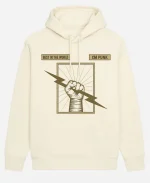 WWE Superstar CM Punk Monday Night RAW 2025 Beige Hoodie_