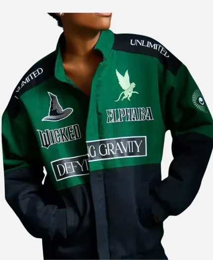 Wicked Elphaba Defying Gravity Racing  jacket
