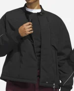 Women Adidas Motor Ave Racer Relaxed Black Jacket