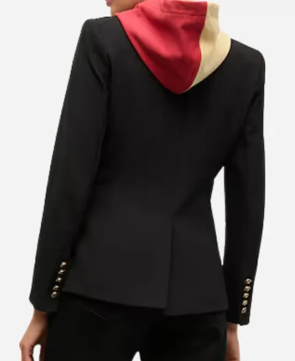 Women 's NFL Shop x Veronica Beard 2025 San Francisco 49ers Black Dickey Jacket