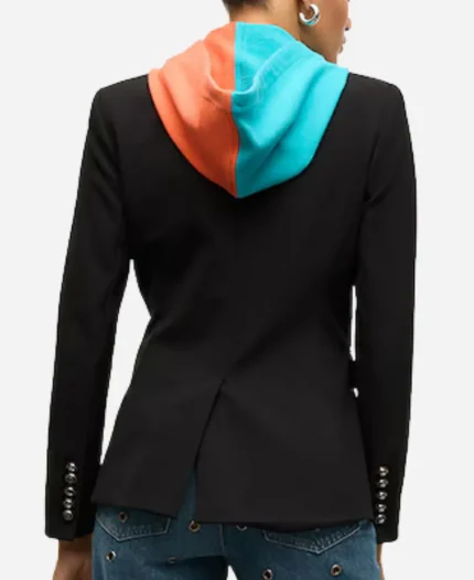 Women 's Veronica Beard x NFL 2025 Miami Dolphins Black Dickey Jacket 