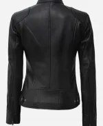 Women's Moto Biker Zip Up Real Leather Jackets