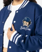 Women's New Era x Bella Doña x Betty Boop Los Angeles Dodgers Blue Jacket