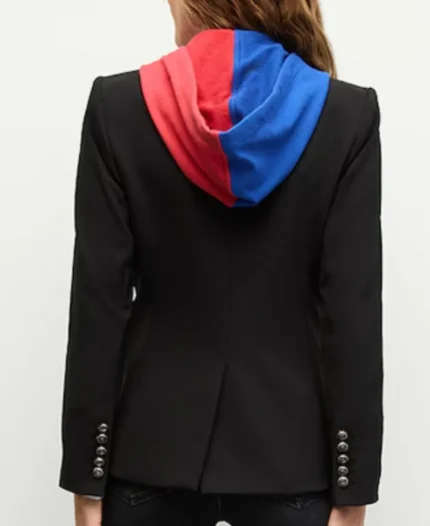  Women’s Veronica Beard Buffalo Bills Black Dickey Jacket