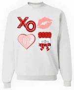 XO Royal Roses Valentine's Day Sweatshirt