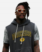 Xavier McKinney Packers Sideline Sleeveless Hoodie